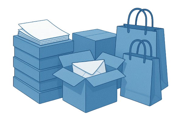 Papel fotocopiadora, impresos, sobres y bolsas Papel fotocopiadora, impresos, sobres y bolsas