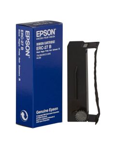 Epson C43S015366 (ERC-27B) Cinta para impresora matricial. Color Negro.