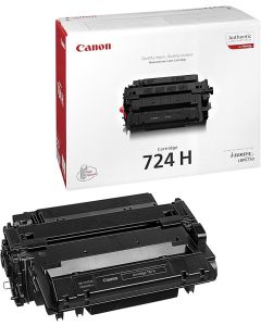 Canon 724h.Tóner para impresoras láser. Color Negro.