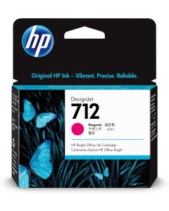 HP 712-3ED68A. Tinta para plotter. Color Magenta