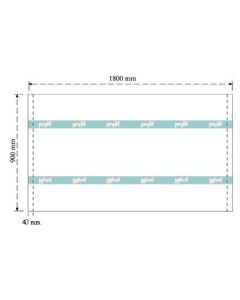 Entremetida 1.80 x 0.90 m BLANCA