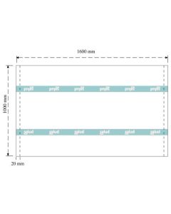 Sábana de cuna 1 x1.60m BLANCA