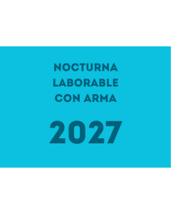 Hora vigilante seguridad nocturna laborable con arma (2027)