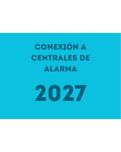 Conexión a centrales receptoras de alarmas de intrusión y fuego 2027 (€/mes)