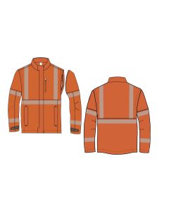 SOFTSHELL ALTA VISIBILIDAD Y MANGAS DESMONTABLES, UNISEX