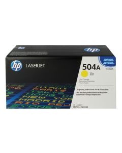 HP CE252A. Tóner para impresoras láser. Color Amarillo.