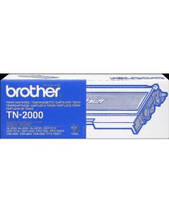 Brother TN  2000. Tóner para faxes e impresoras láser. Color Negro.